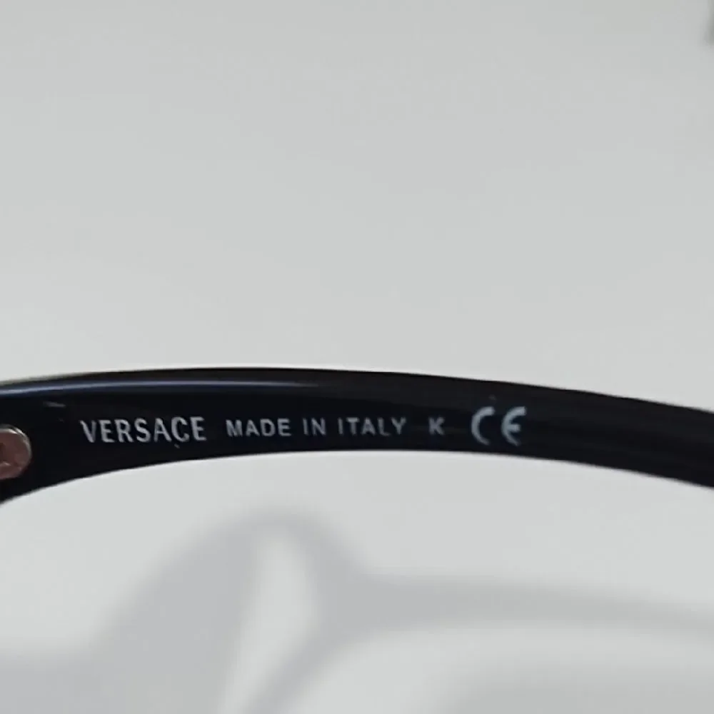 Versace Black Oversized Cat-Eye Sunglasses